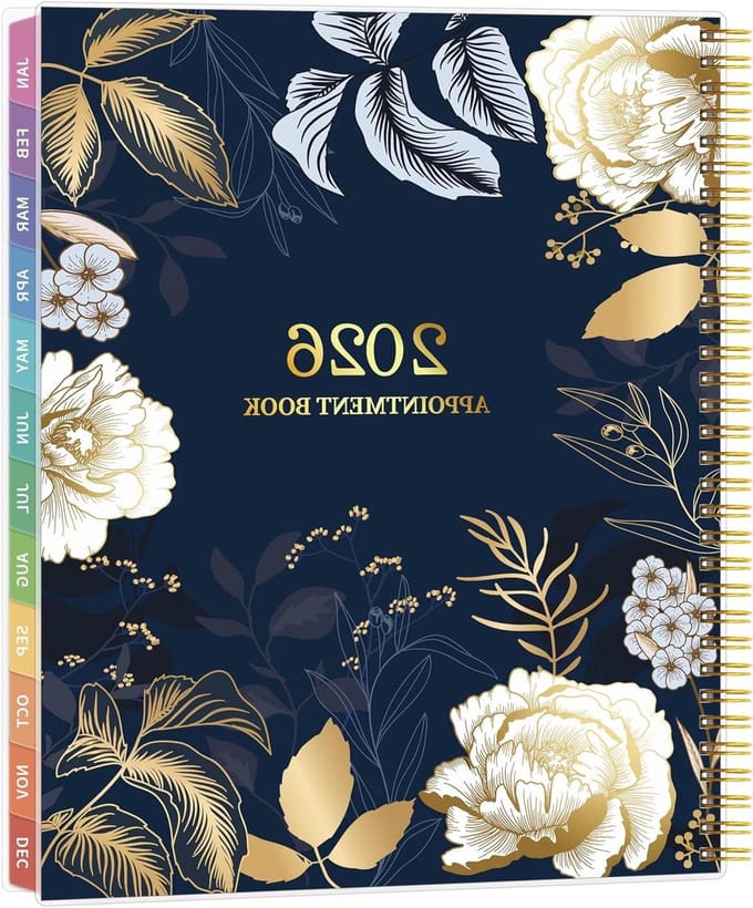 Afspraak Planner - Agenda Boek - Afspraken Inplannen - Modeljaar 2026 - A4 - Multicolor