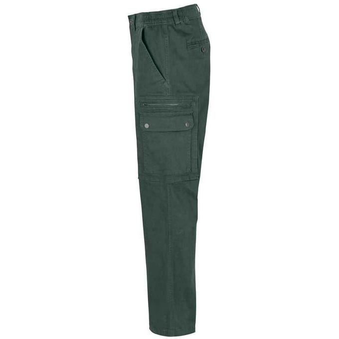 SOLS Heren Docker Stretch Cargo Broek (Bosgroen)