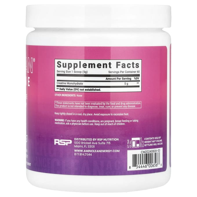 RSP Nutrition, Creatine Monohydraat Poeder, 5 g, 10,6 oz (300 g)