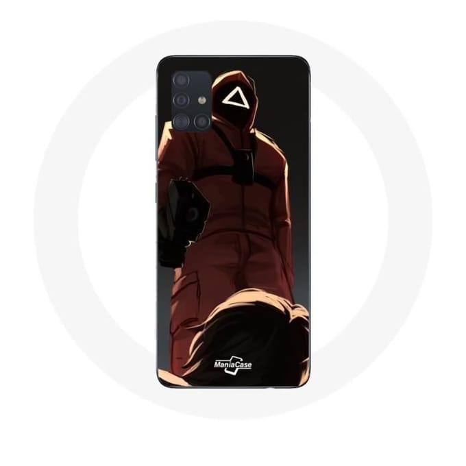 Hoesje - Squid Game - Samsung Galaxy A51 - Rood - Flexibel - Schokbescherming rood