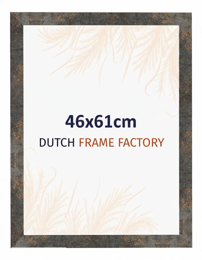 Fotolijst 46x61 cm - MDF - Geoxideerd Metaal - Benno