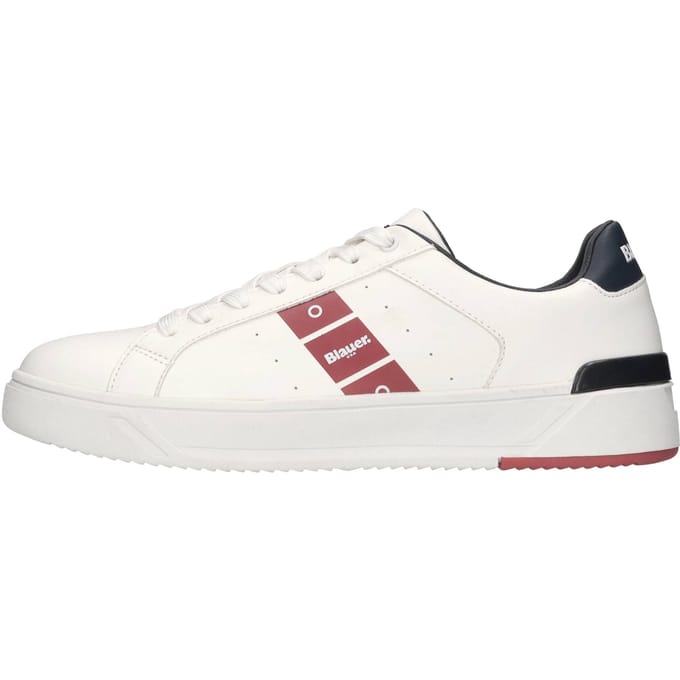 Blauer Witte sneakers