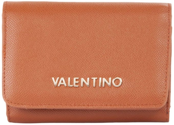 VALENTINO portemonnee Delia Re Wallet With Flap Cuoio bruine