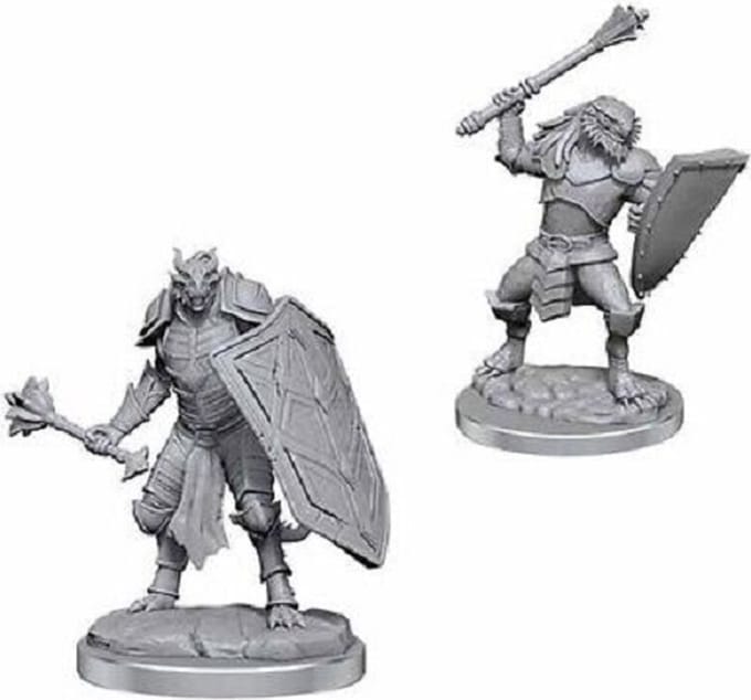 D&D Nolzur's Marvelous Miniatures Dragonborn Clerics