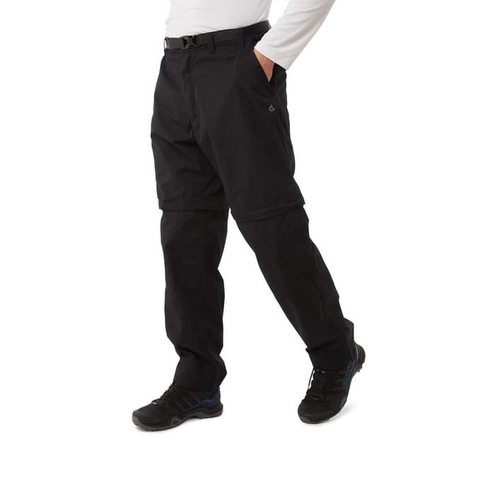 Craghoppers Expert Kiwi getailleerde Cargo Broek voor heren (Zwart)