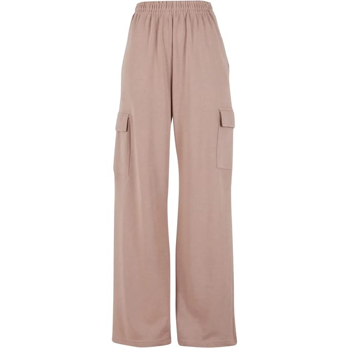 Urban Classics - Baggy Light Terry Dames joggingbroek - S - Roze