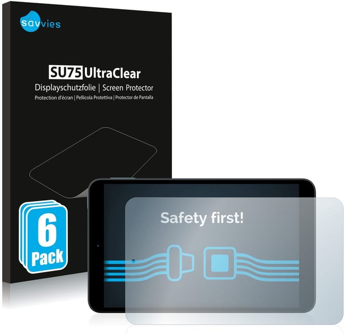 Savvies - Screenprotector voor Nokia T10 - Folie Beschermfolie transparant 6 Stuks