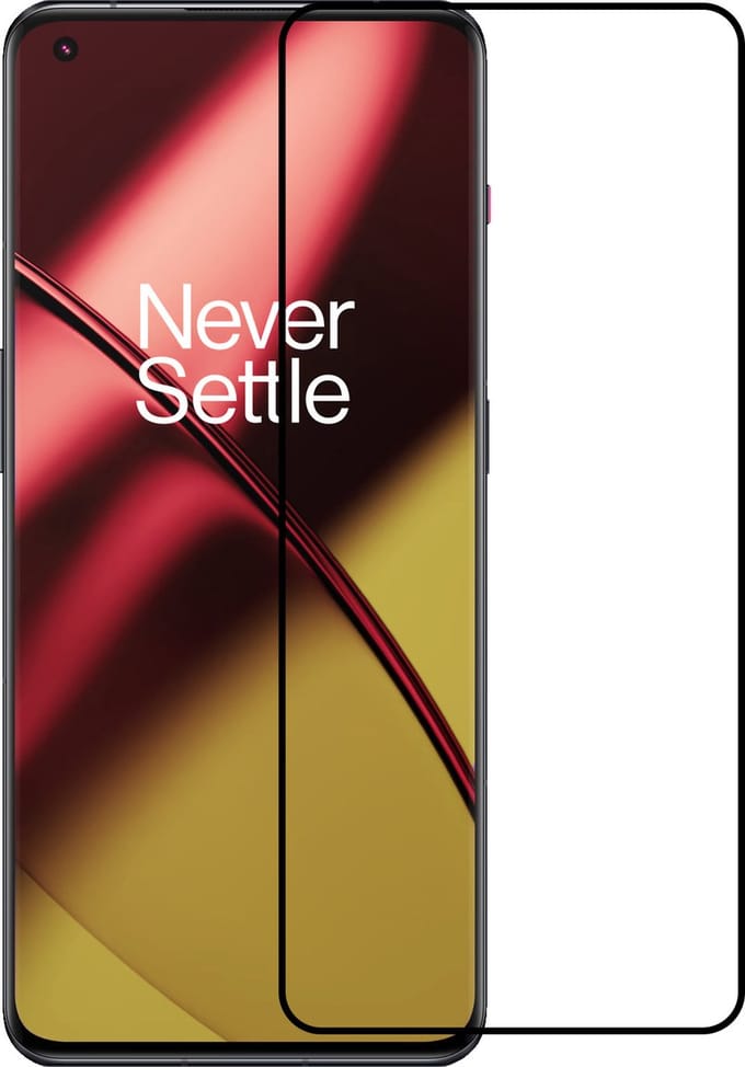 Screenprotector - Geschikt voor OnePlus 11 - Full Cover - Beschermglas - Gehard Glas - Tempered Glass - Screen Protector