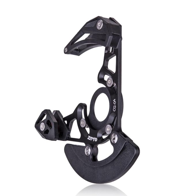 ZTTO DH MTB Fietskettinggeleider Drop Catcher BB Mount Verstelbaar voor Mountain Gravel Bike Single black