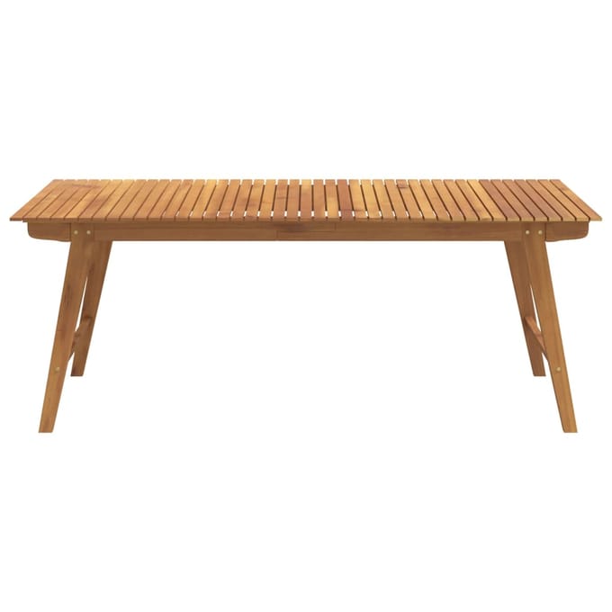 vidaXL - Tuintafel - 200x90x75 - cm - massief - acaciahout