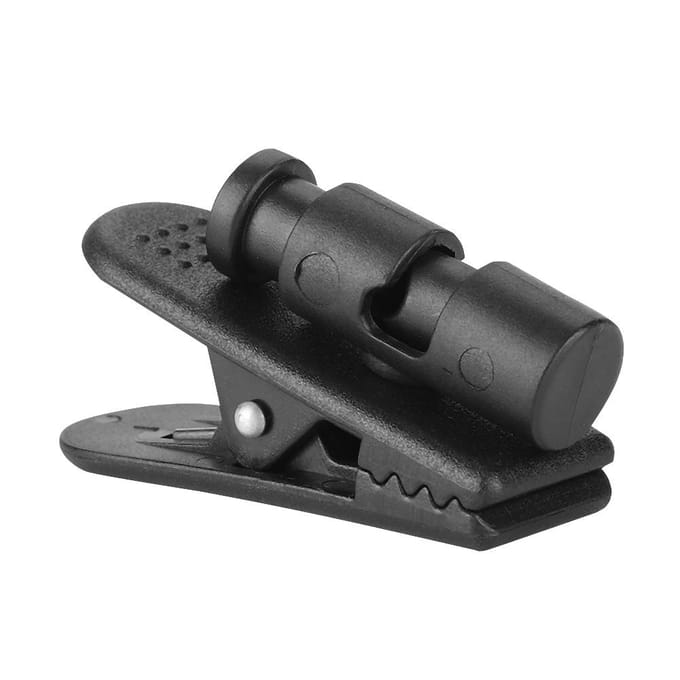 2 STUKS Zwarte Oortelefoon Hoofdtelefoon Headset Oortelefoon Oordop Groot Clip Klem black