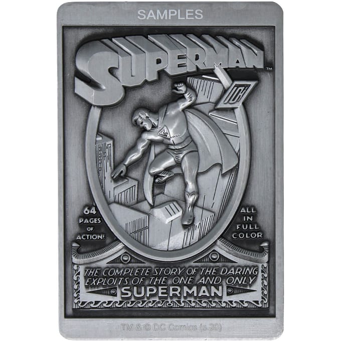 DC Comics Limited Edition Superman Ingot
