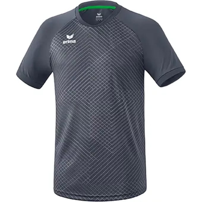 Erima Madrid Shirt Korte Mouw Heren - Slate Grey | Maat: M