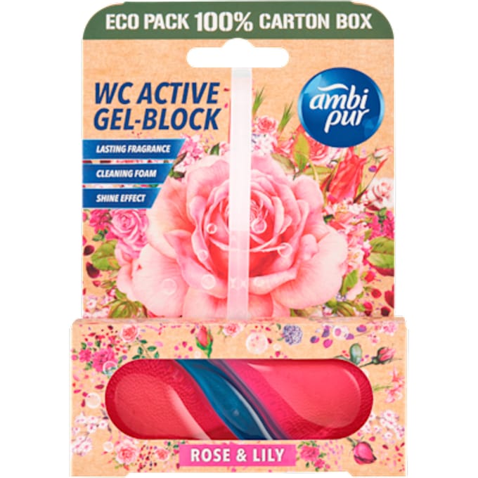 Toiletblok Tri-Gel rose and lily