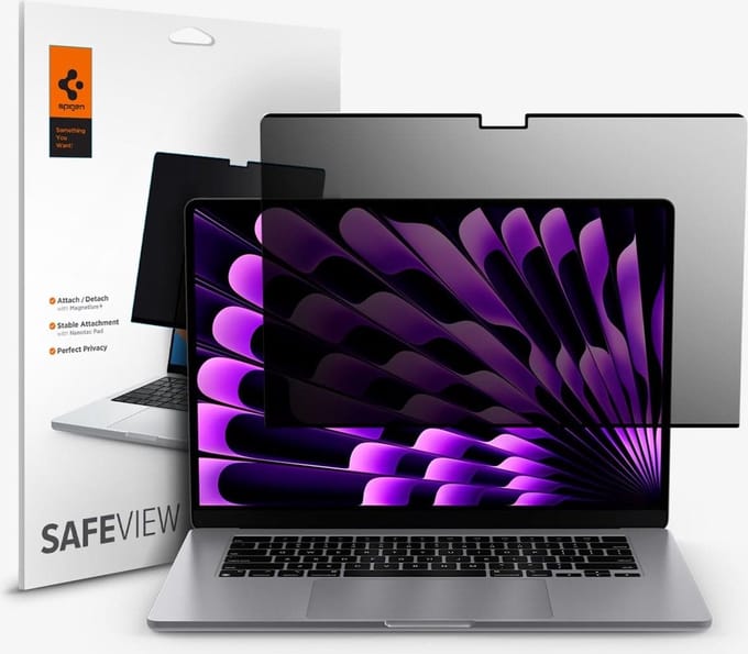 Spigen AFL06951 laptop accessoire Laptopschermbeschermer