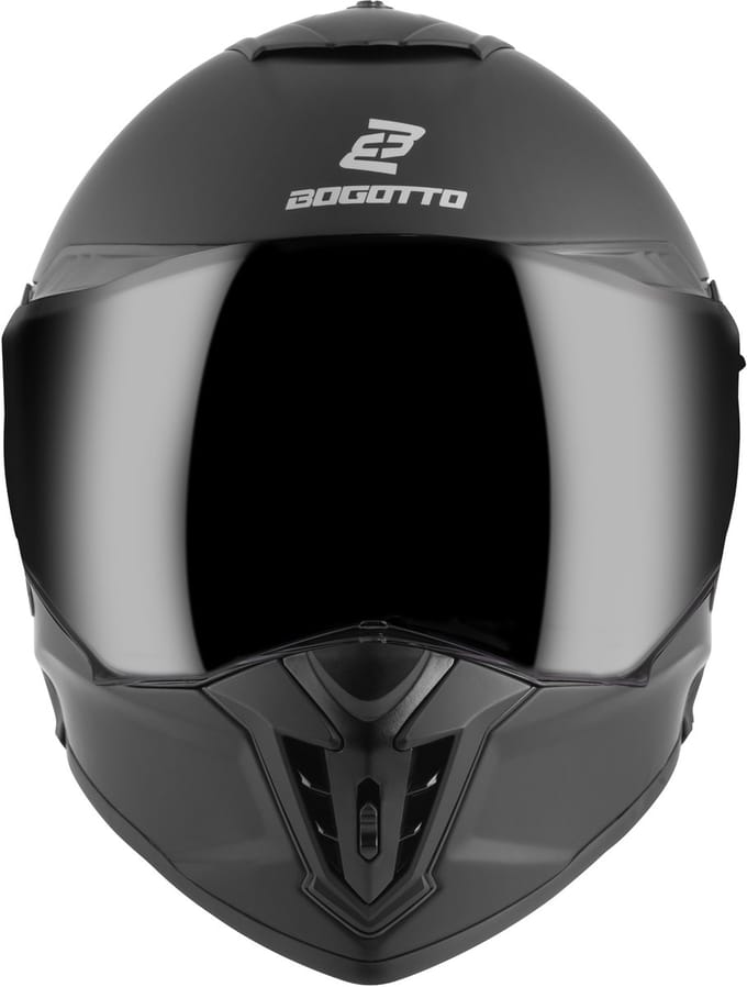 Bogotto FG-601 Mat Zwart Enduro Helm - Helm