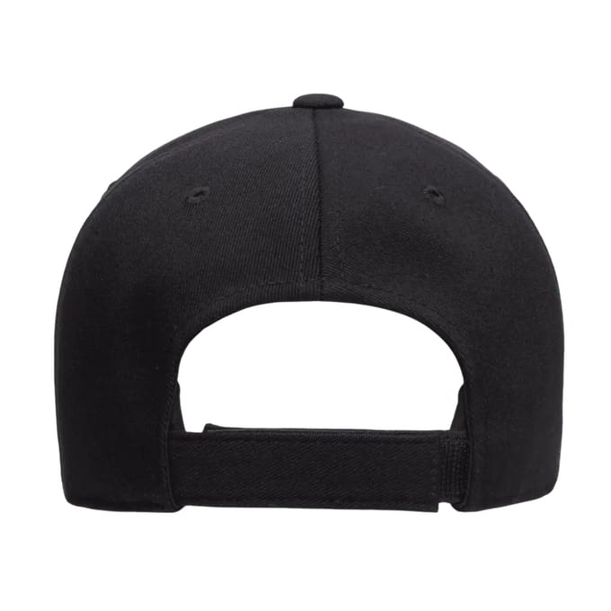 Flexfit 110 Gebogen Piek Snapback Cap (Zwart)