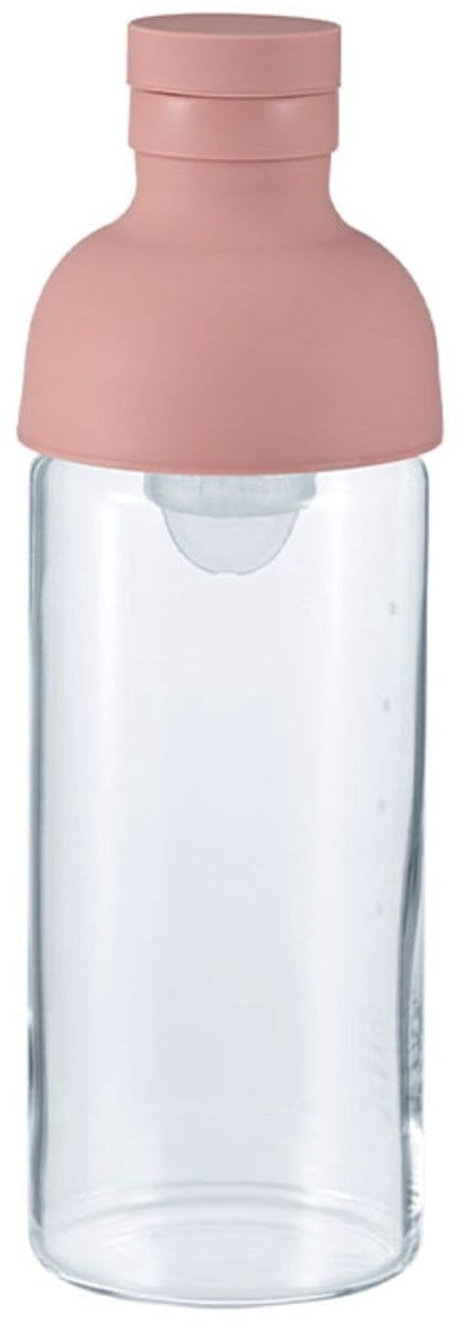 Hario cold brew fles 300ml - licht roze