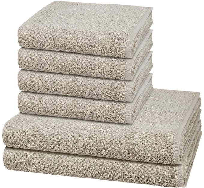 Cawö Sonstiges 4 X handdoek 2 X douchehanddoek - in set 6 pack Pure