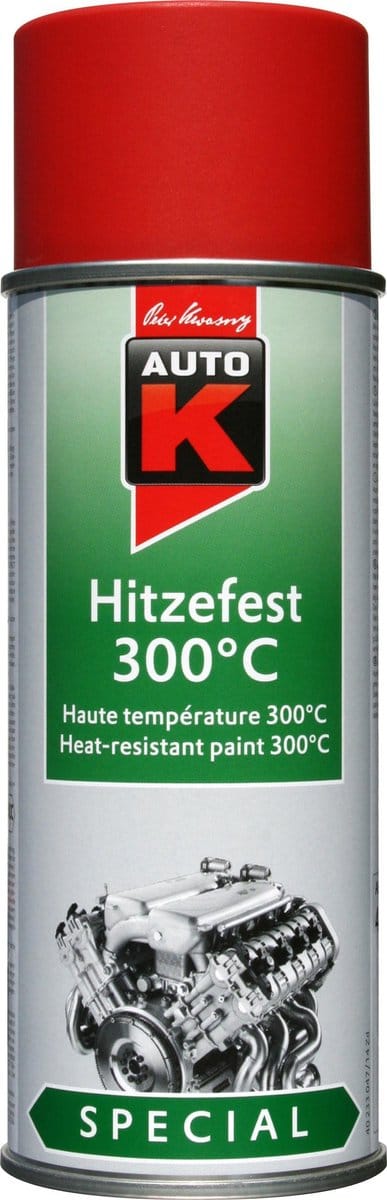 Hittebestendige lak Rood Spuitbus 400ml
