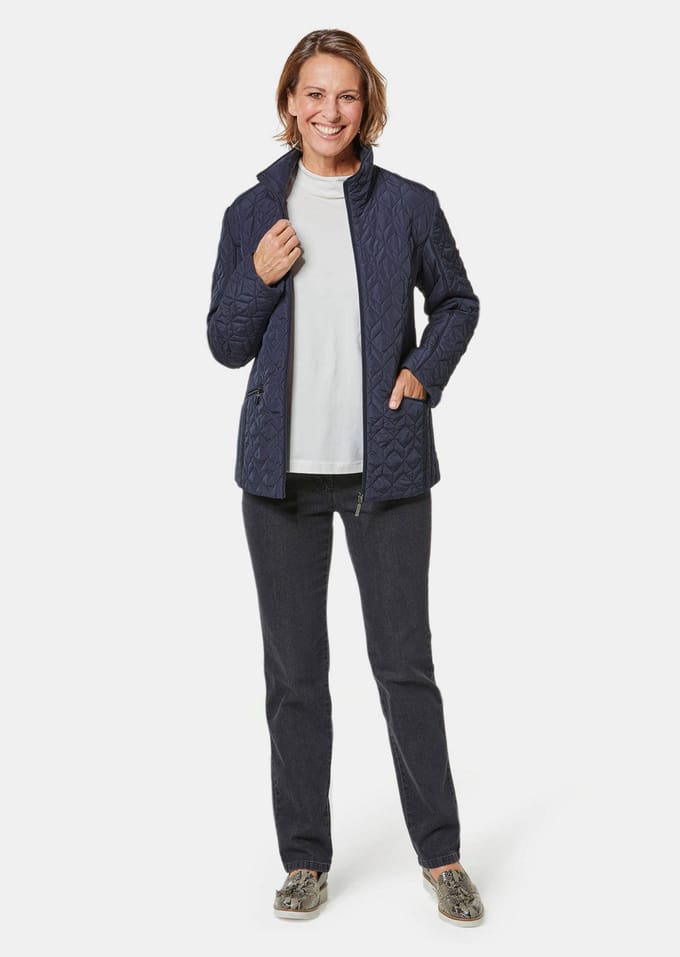 Licht gewatteerd jack - blauw / marine - Gr. 25 van Goldner Fashion