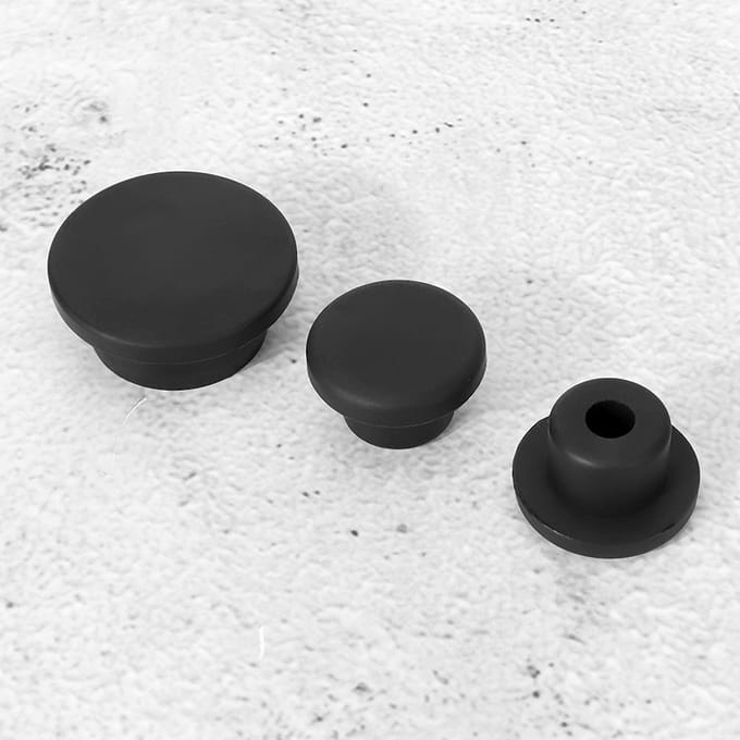 3 stuks rubberen plug voor achterklep, past voor Jeep Wrangler JK 20072017 auto-accessoires black