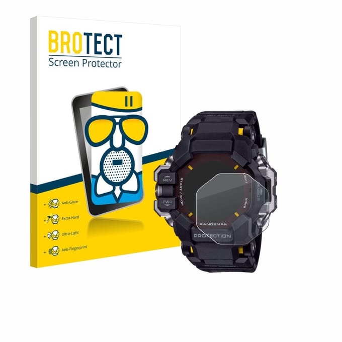 BROTECT - Screenprotector voor Casio G-Shock GPR-H 1000 - Folie Beschermfolie Beschermglas matte