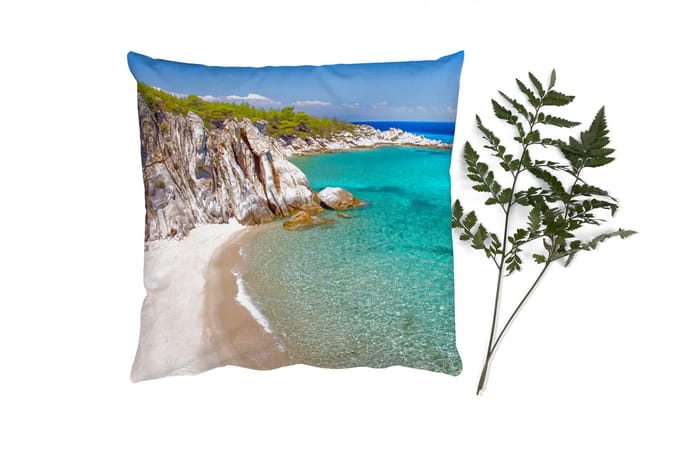 Sierkussens - Kussentjes Woonkamer - 40x40 cm - Zee - Strand - Zomer