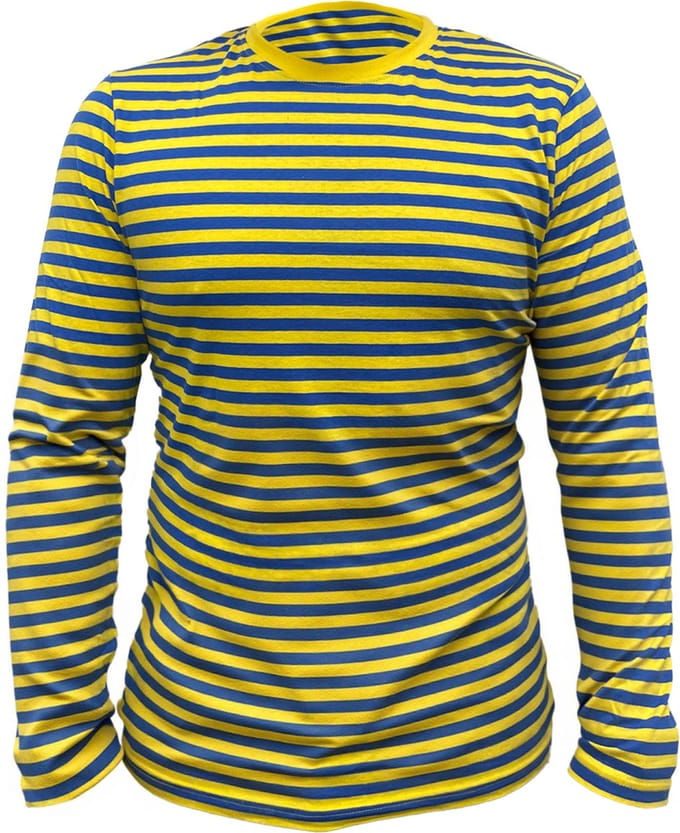 Fjesta© Blauw - Geel shirt - Unisex - Maat S