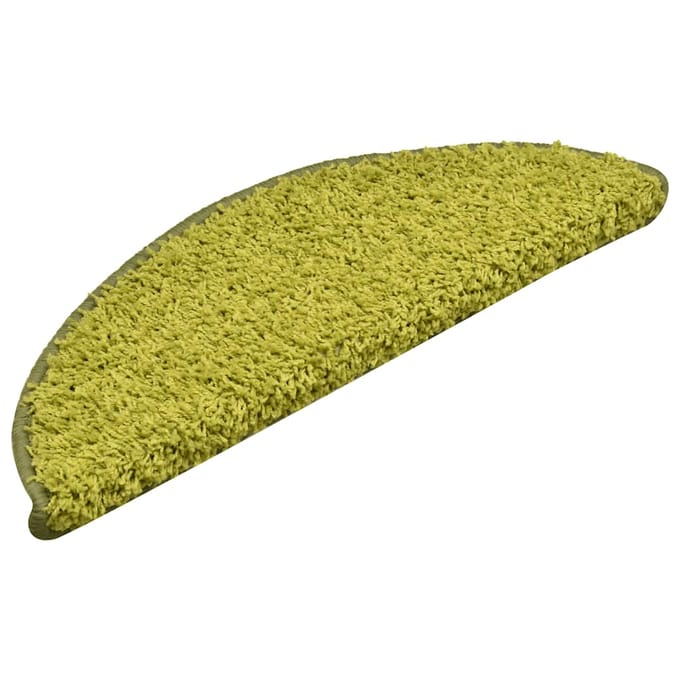 vidaXL - Trapmatten - 30 - st - 56x17x3 - cm - Groen - Halfrond