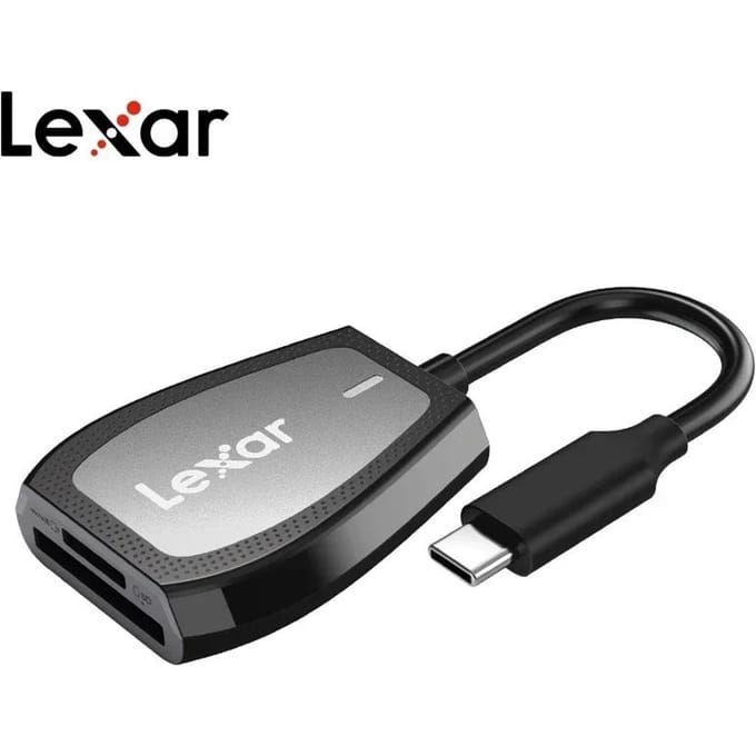 Lexar Kaartlezer Origineel Micro USB 3.2 Type C Naar SD Micro SD TF Adapter Accessoires OTG Kaartlezer Slim Geheugen SD Kaartlezer Dubbele Sleuf Lezer TF/SD Card Reader【Type-C interface】 gray