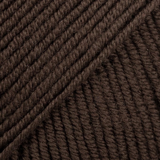 DROPS Merino Extra Fine Uni Colour - 09 donkerbruin - Wol Garen