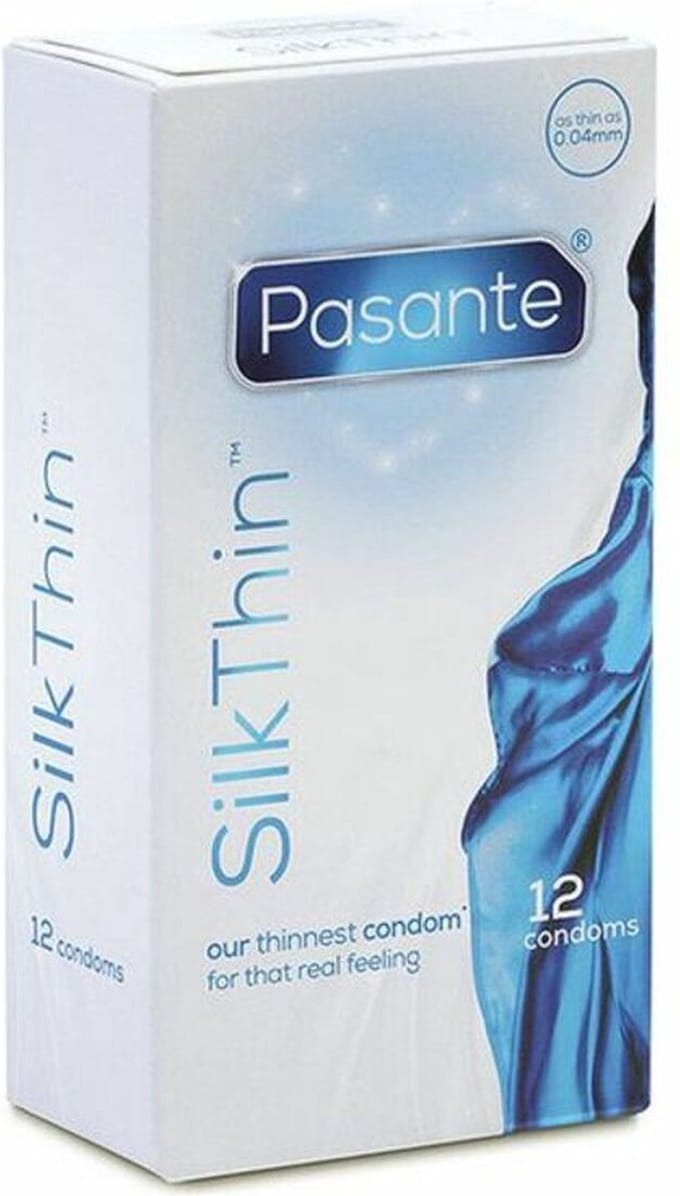 Pasante Silk Thin - Condooms - Ultra Dun - Natuurlijk Gevoel - 12 stuks