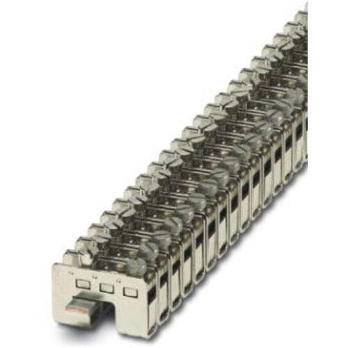Phoenix Contact 0401023 Voedingsklem 12 mm Schroeven Zilver 10 stuk(s)