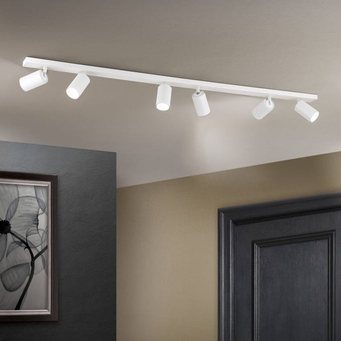 ORION Plafondspot Sean 6-lamps, wit