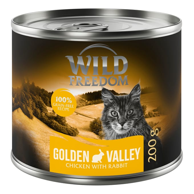 200g Golden Valley Kip & Konijn Wild Freedom Kattenvoer