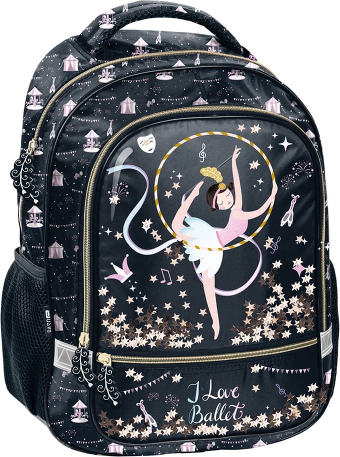 Ballerina Rugzak, Love Ballet - 38 x 29 x 15 cm - Polyester