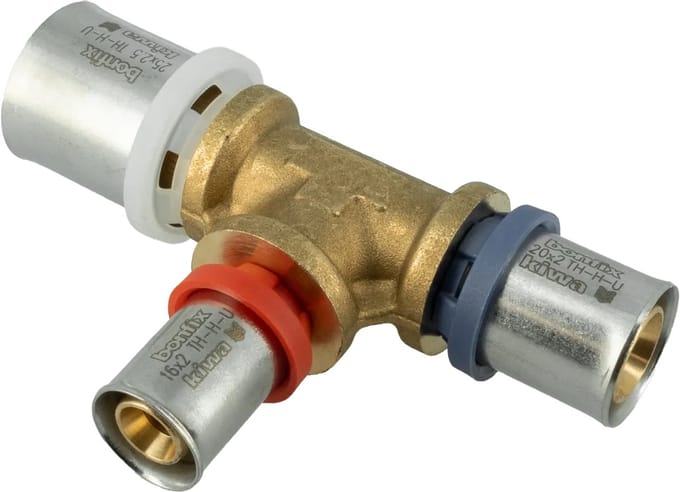Bonfix Alu-pers verloop T-stuk 25 x 16 x 20 mm