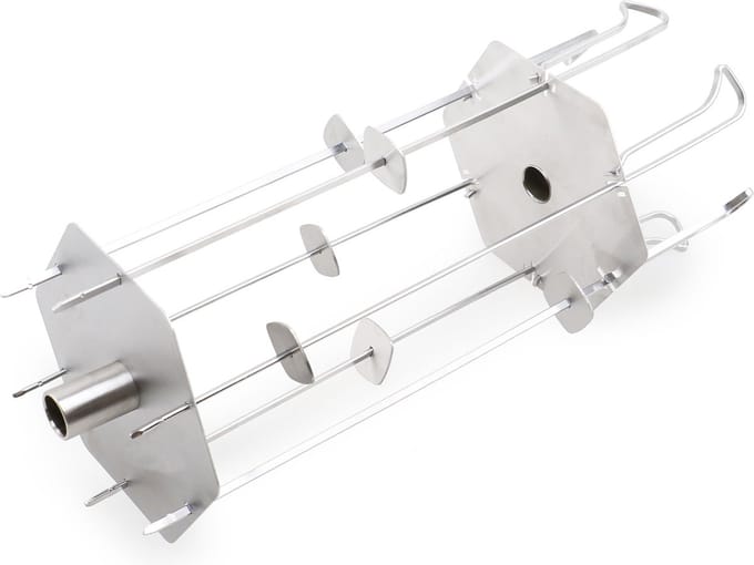 Grill Guru Large Rotisserie Skewer Rack