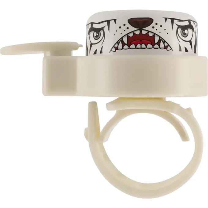 Bicycle Bell for Kids | White Tiger | Crazy Safety | Colorful & Easy to Use