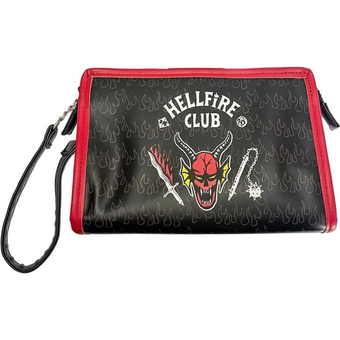 Stranger Things Hellfire Club Unisex Toilettas - zwart/wit/rood - Standard