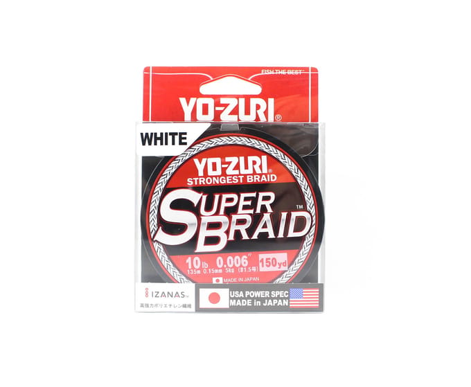 Yo Zuri Duel P.E Lijn Super Braid 150YDS 10Lbs 0.15mm Wit R1256-W 1800