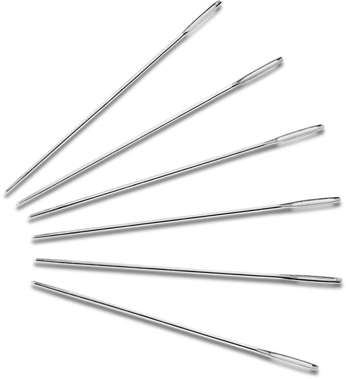 Borduurnaalden zon. punt staal No. 26 0,60x34mm 6 st.