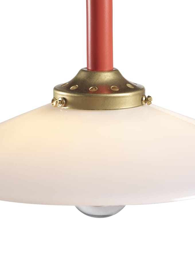 valerie_objects Staande lamp N°2 Vloerlamp Marmer - red