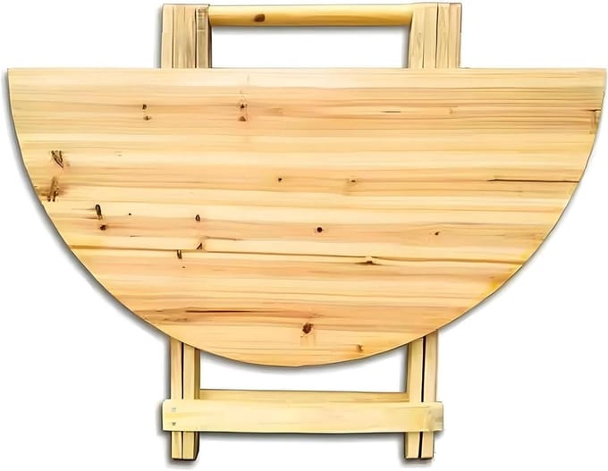 Uitschuifbare eettafel - Opvouwbare tafel - Ruimtebesparend wonen - Compact en veelzijdig - Verstelbaar - Natuurlijk hout