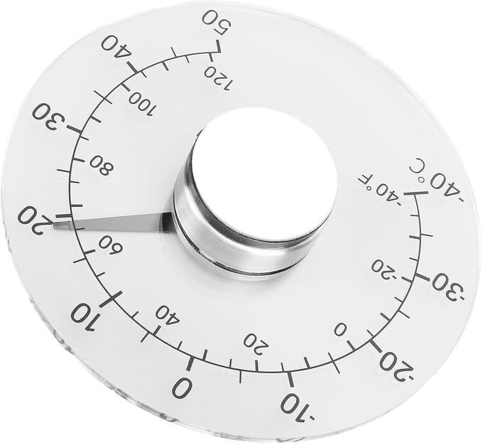 Buitenthermometer Raam - Weermeter Temperatuur - Buiten Temperatuur - Hoge Gevoeligheid - 11cm Diameter
