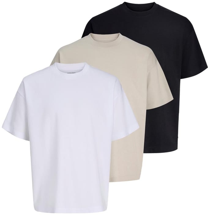 Jack & Jones Heren t-shirt 3 pack Barron Tee