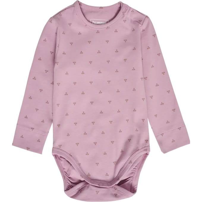 Hummel kinderbody met lange mouwen Hmlmini Bee Aop L/S 230320