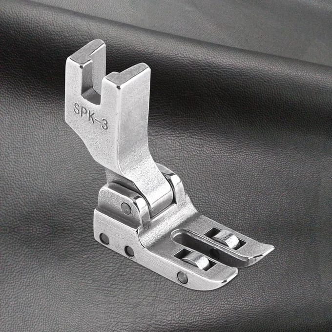 1 stuks Industriële Naaimachine Roller Persvoet Stikken PVC Leer Stof white