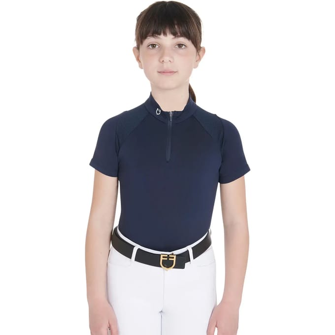 Meisjes trainingsshirts voor paardrijden Equestro Technical